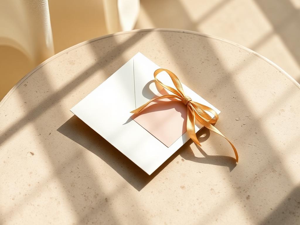 Calma gift card resting in warm sunlight